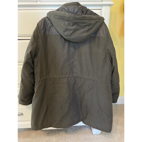 Lane Bryant Green Warm Hooded Coat Parka Women's Plus Size 18 20 Winter EUC - Picture 5 of 9